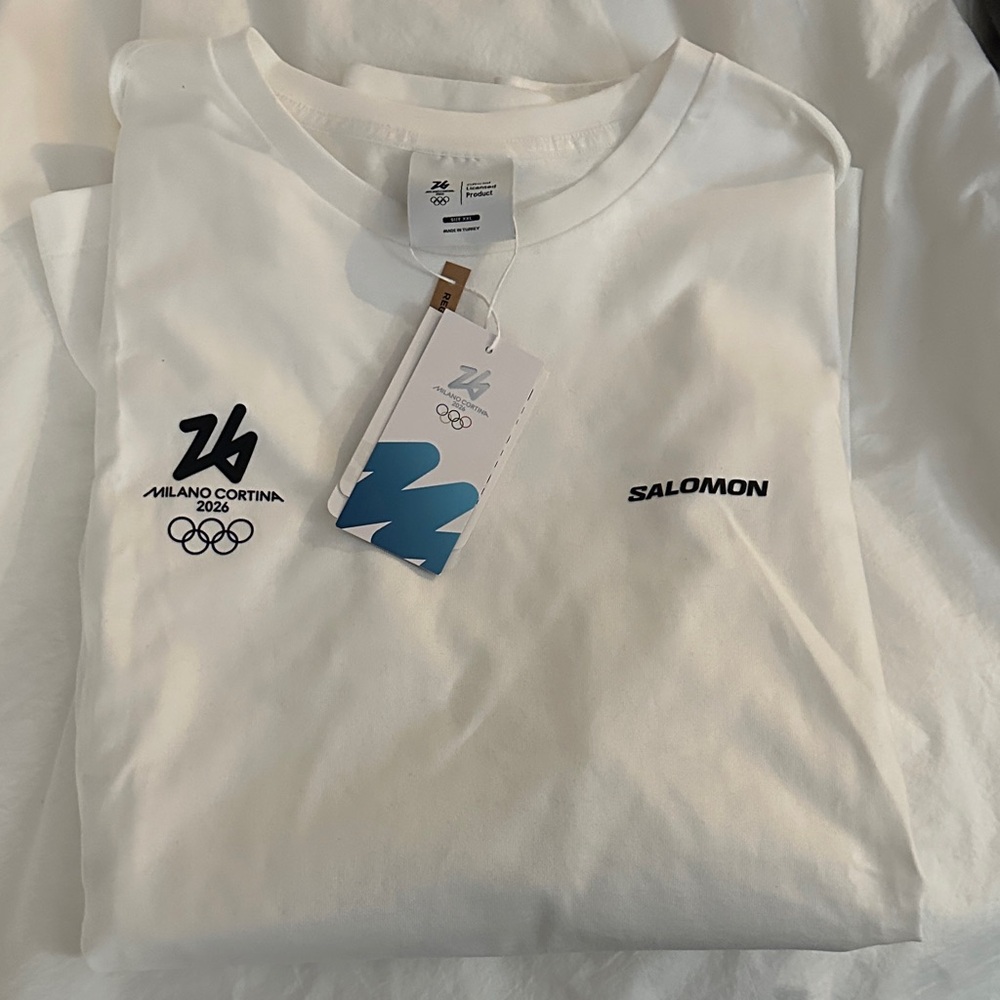 Olympic Long Sleeve Tee - White - Solomon